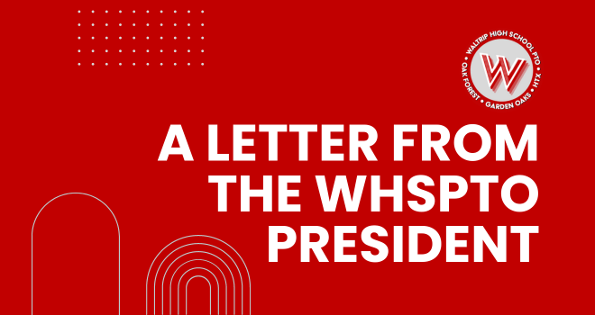 A letter from WHSPTO President, Michelle Schoene