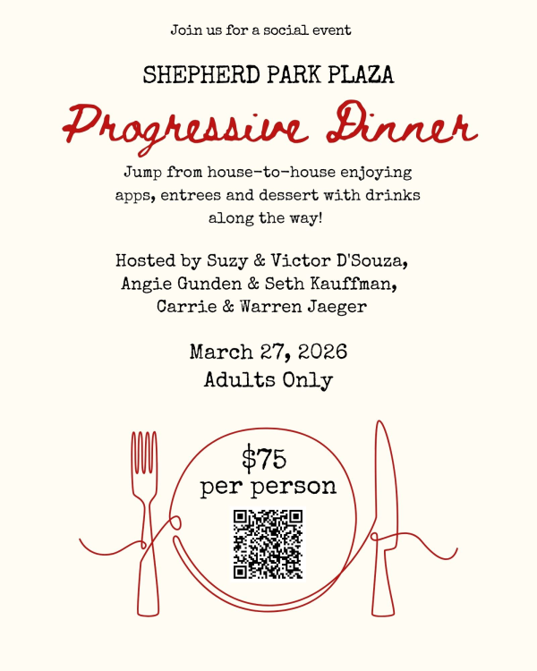 Shepherd Park Plaza Progressive Dinner
