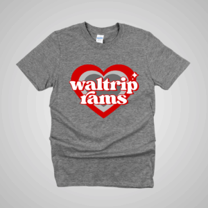 "I Heart Waltrip" Spirit Tee (Gray)