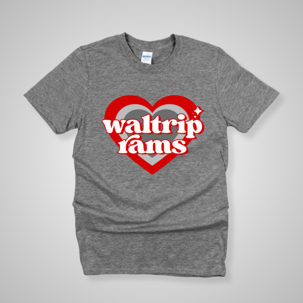 “I Heart Waltrip” Spirit Tee (Gray)