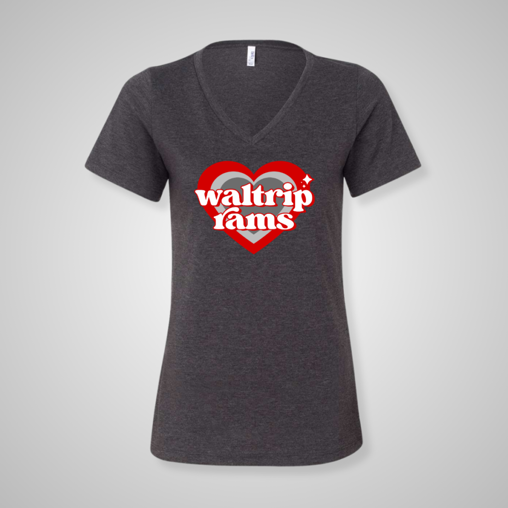“I Heart Waltrip” Spirit Tee (Ladies V-Neck)